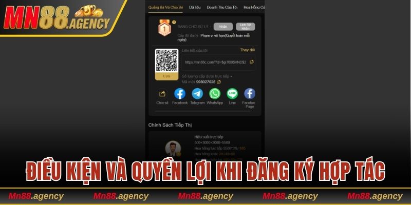 5 điều kiện và 6 quyền lợi nhận được khi hợp tác 