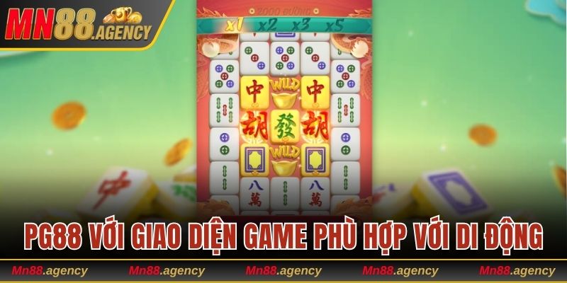 Sảnh PG88 với giao diện game phù hợp với di động