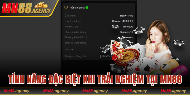 Tính năng đặc biệt khi trải nghiệm tại nhà cái